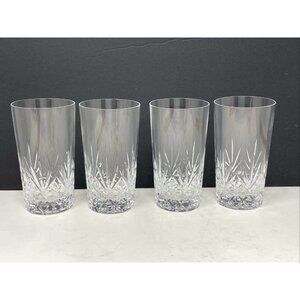 Set 4 Cristal D'Arques Chantilly Taille Beaugency Crystal Highball Water Glasses
